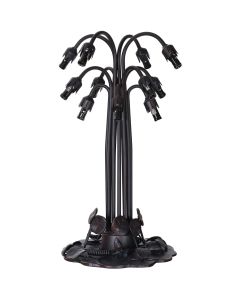 Bieye B10952 Pond Lily Table Lamp Base Replacement (12-Light)