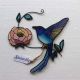 Stainedly Tiffany Style Stained Glass Hummingbirds Sun Catcher