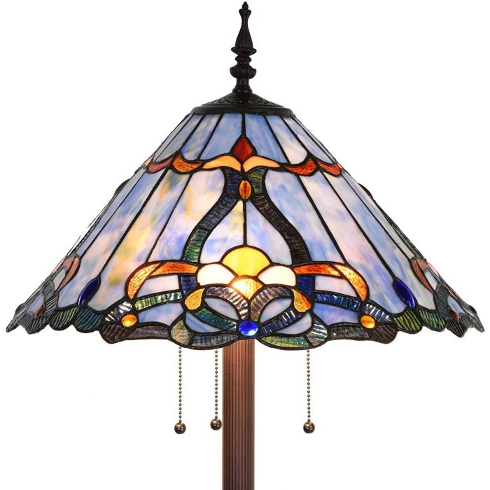 63 Inch Tall Style Stained Glass, Stained Glass Floor Lamp